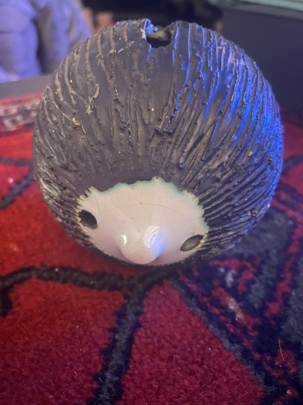 Vintage Briglin Studio Pottery Hedgehog moneybank
